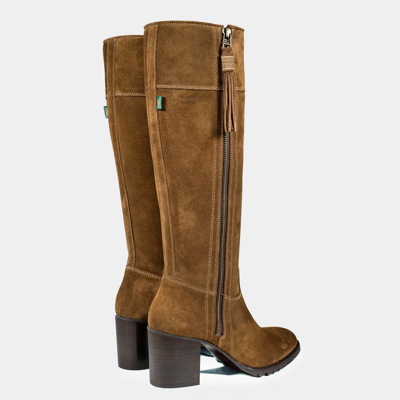 Bota alta campera Dakota Boots modelo CZ 1 en piel Oil color Capuccino Valverde del Camino