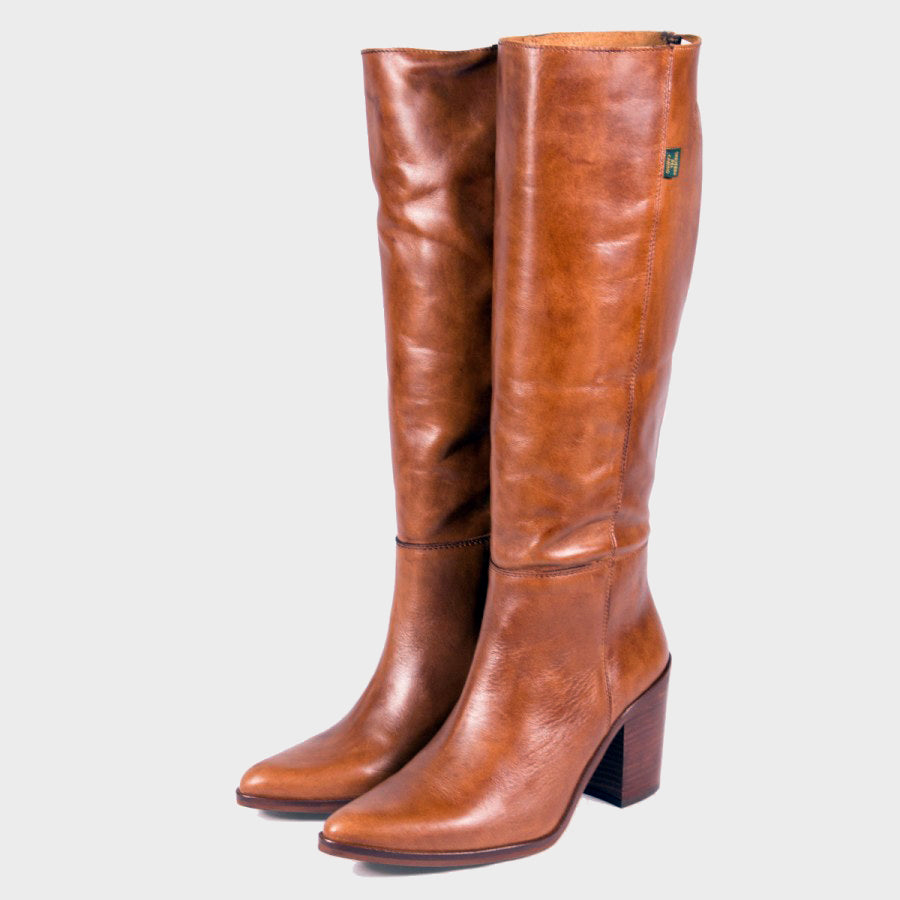 Bota Alta en Piel con tacón cowboy DKT 22 Dakota Boots